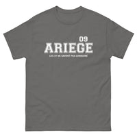 Thumbnail for T-shirt Ariège 09 anthracite - les 31 ne savent pas conduire