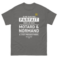 Thumbnail for T-shirt Normand bleu marine dos - Je ne suis pas parfait mais presque