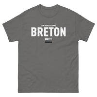 Thumbnail for T-shirt Bretagne bordeaux dos - Je m'identifie comme Breton