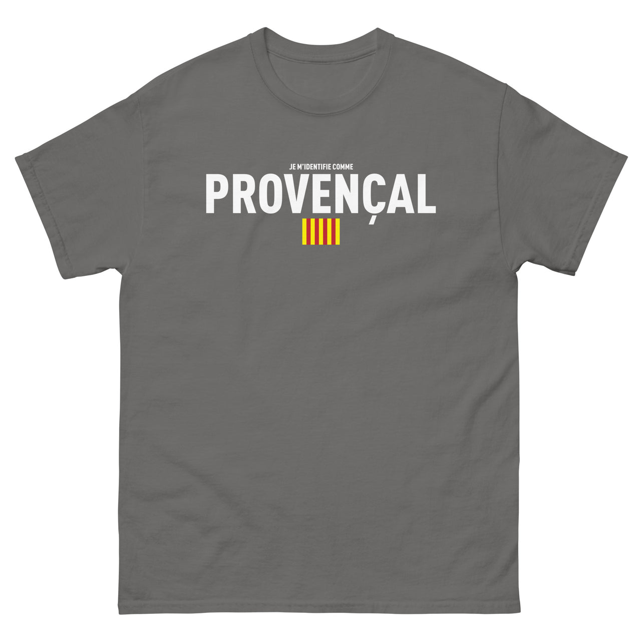 T-shirt Provence bordeaux dos - Je m'identifie comme Provençal