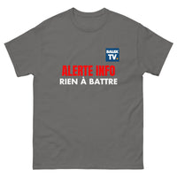 Thumbnail for T-shirt humour anthracite - Balek Tv, rien à battre