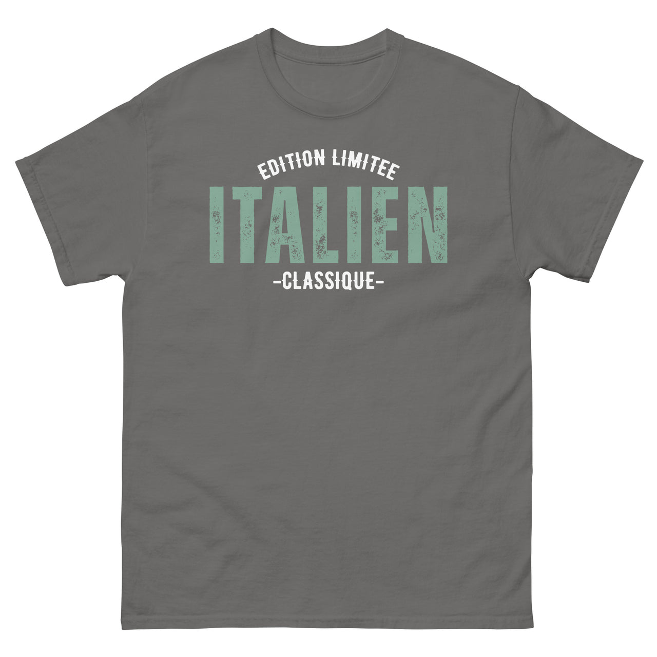 T-shirt Italie noir dos - Édition limitée avec humour