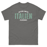 Thumbnail for T-shirt Italie noir dos - Édition limitée avec humour