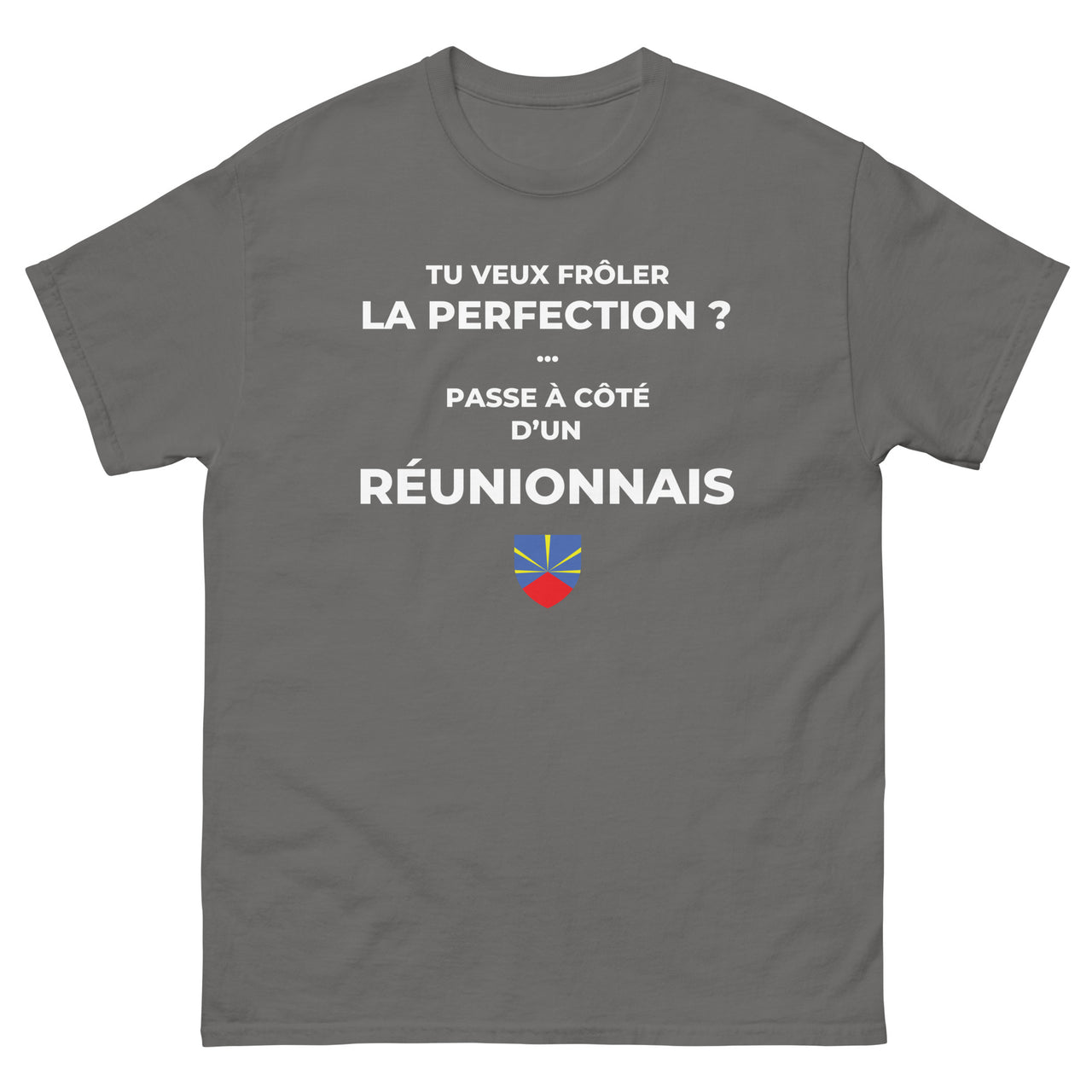 T-shirt Réunionnais noir dos - Frôler la perfection