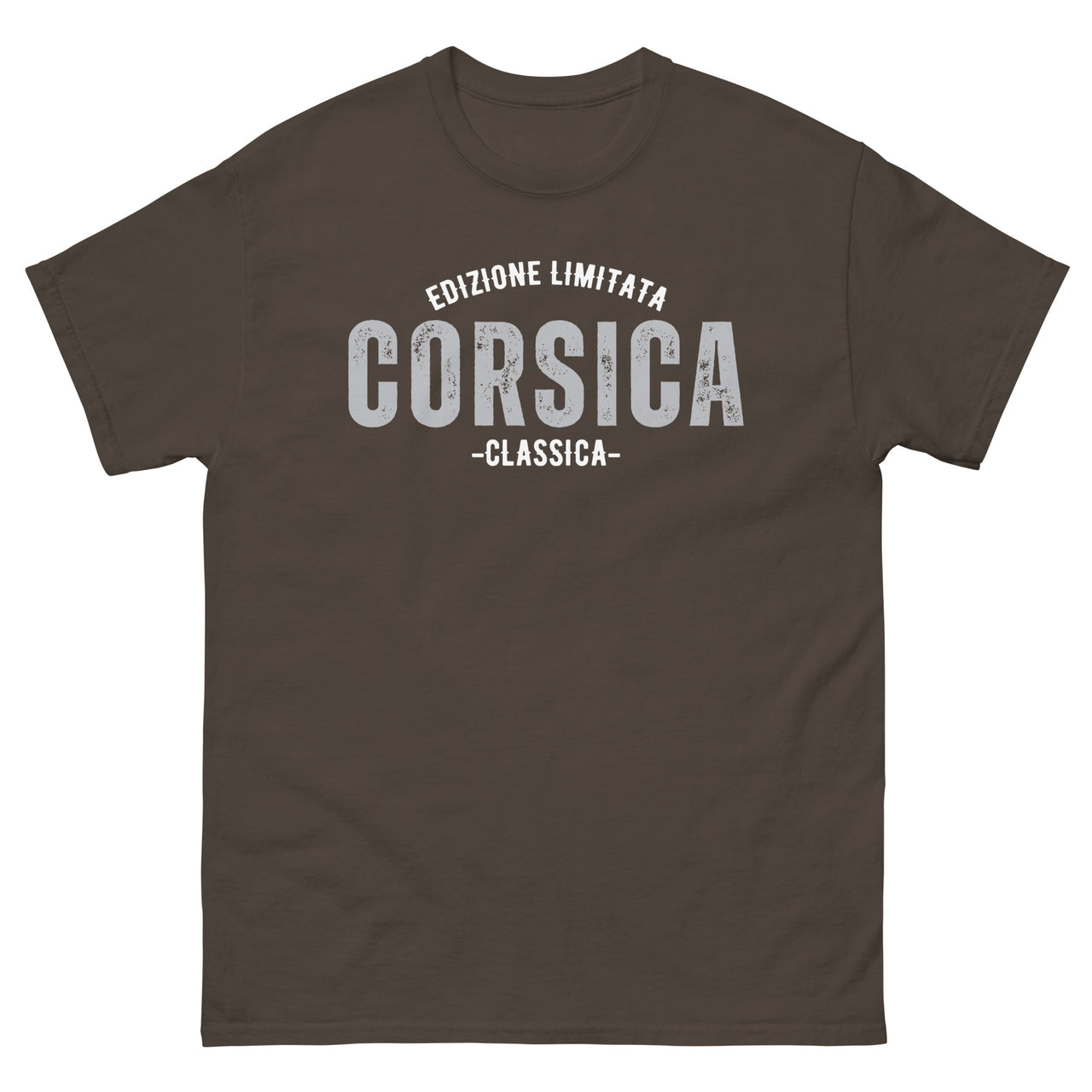 T-shirt Corse bordeaux face - Édition limitée avec fierté