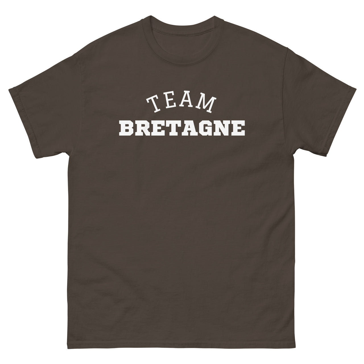 T-shirt Bretagne noir face - Fierté et humour local