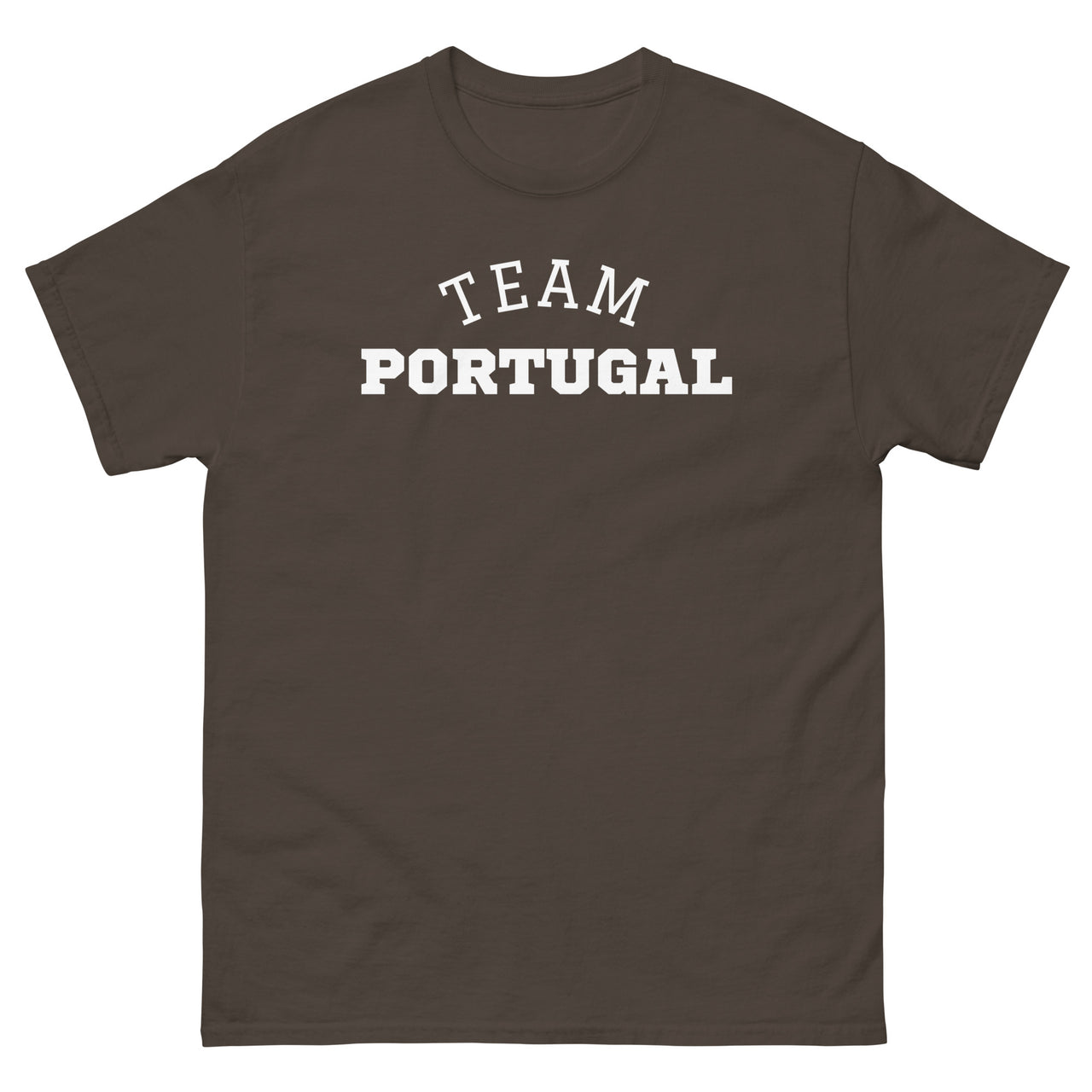 T-shirt Portugal noir dos - Fierté et humour en coton