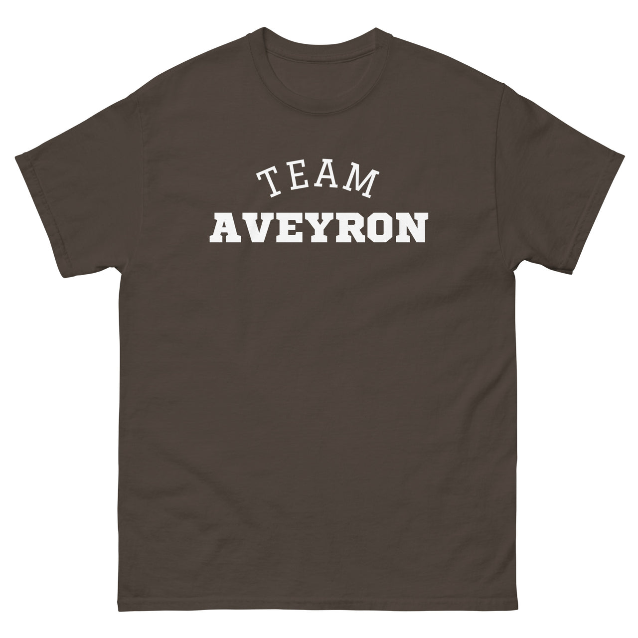 T-shirt Aveyron bordeaux dos - Fierté locale humoristique