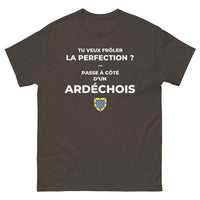 Thumbnail for T-shirt Ardéchois bordeaux face - Frôler la perfection