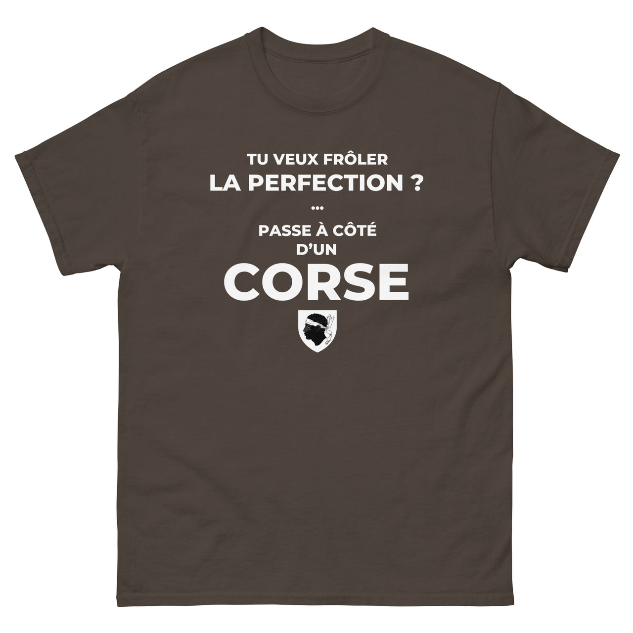 T-shirt Corse bleu marine dos - Frôler la perfection
