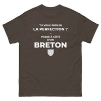 Thumbnail for T-shirt Bretagne gris foncé chiné - Frôlez la perfection