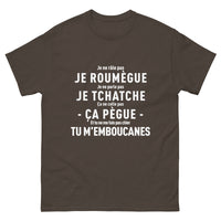 Thumbnail for T-shirt classique homme chocolat noir - look structuré et tendance