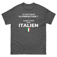 Thumbnail for T-shirt Italie noir face - Frôler la perfection