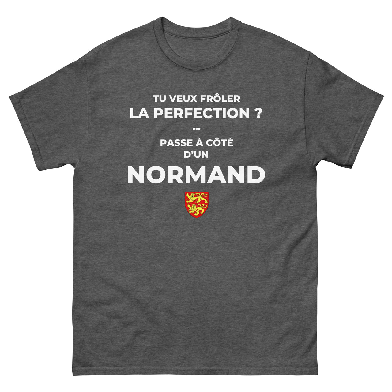 T-shirt Normand noir face - Frôler la perfection