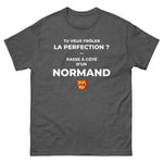 T-shirt cadeau humour Normand : frôler la perfection