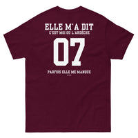 Thumbnail for T-shirt Ardèche noir dos - C'est moi ou l'Ardèche