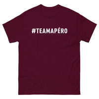Thumbnail for T-shirt Team Apéro bordeaux dos - design humoristique convivial