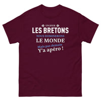 Thumbnail for T-shirt Bretagne vert militaire - Humour apéro et fierté locale