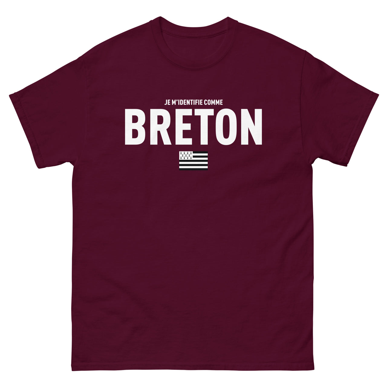 T-shirt Bretagne anthracite - Je m'identifie comme Breton