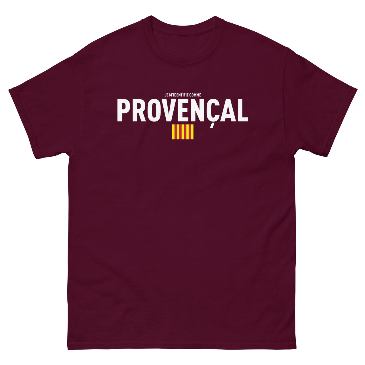 T-shirt Provence anthracite - Je m'identifie comme Provençal