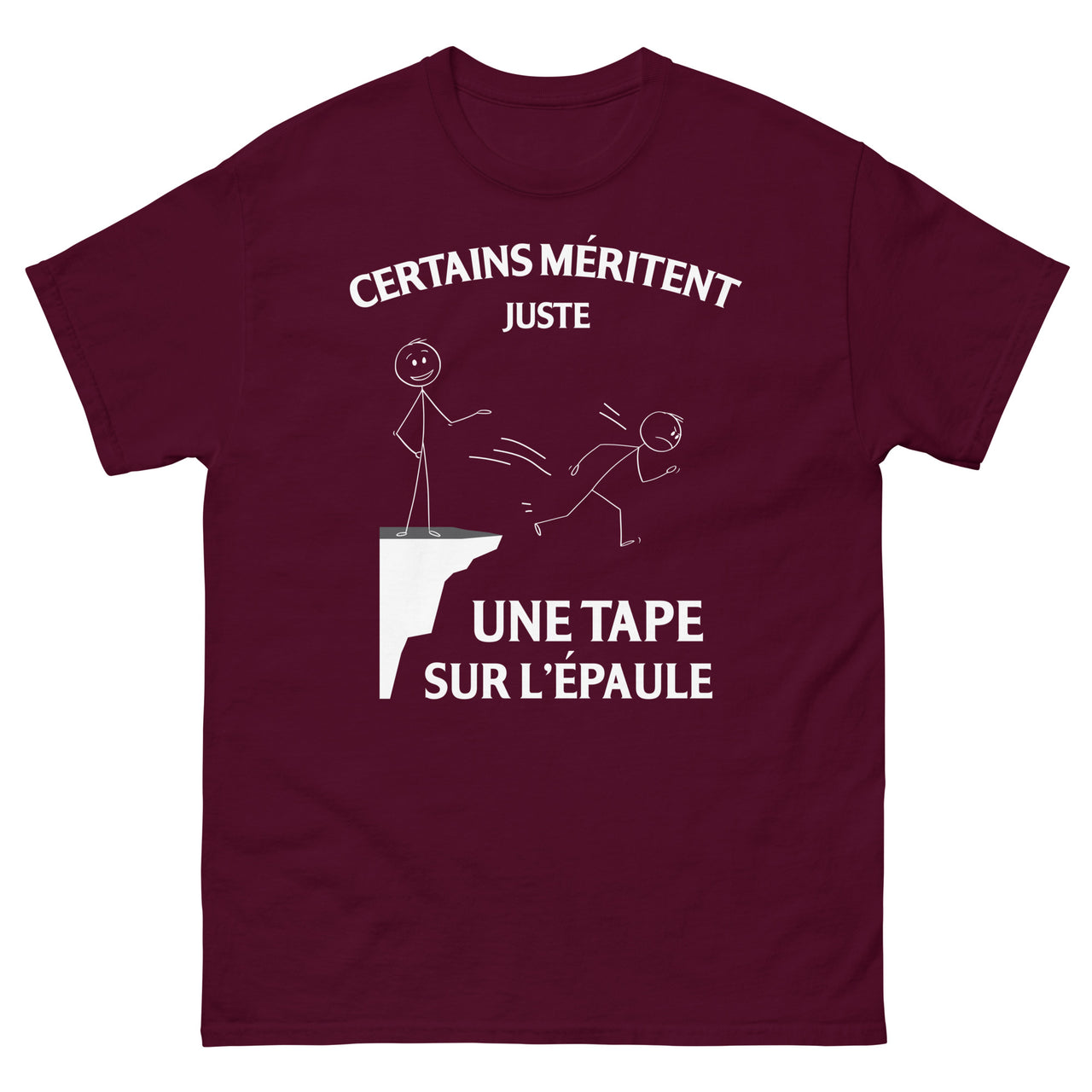 T-shirt Béarn vert militaire - Certains méritent juste une tape sur l'épaule
