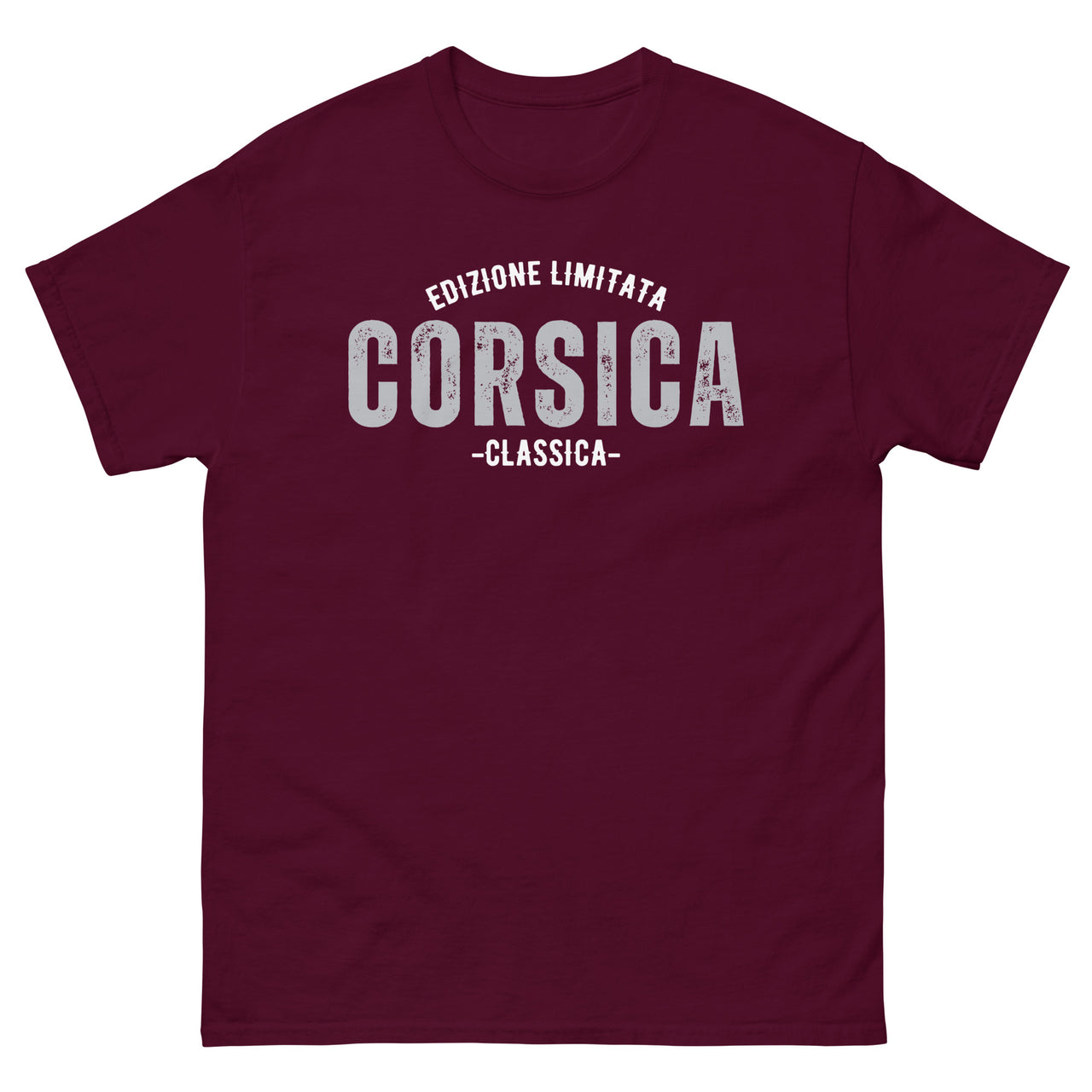 T-shirt Corse chocolat noir - Édition limitée avec fierté