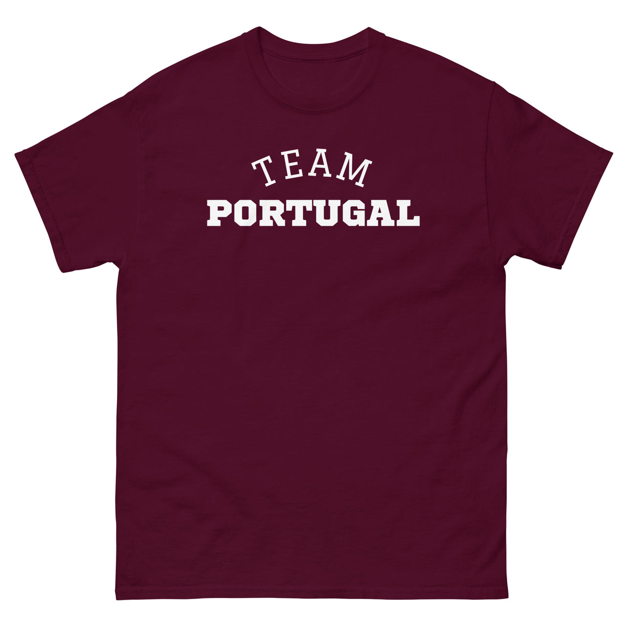 T-shirt Portugal noir dos - Fierté et humour en coton