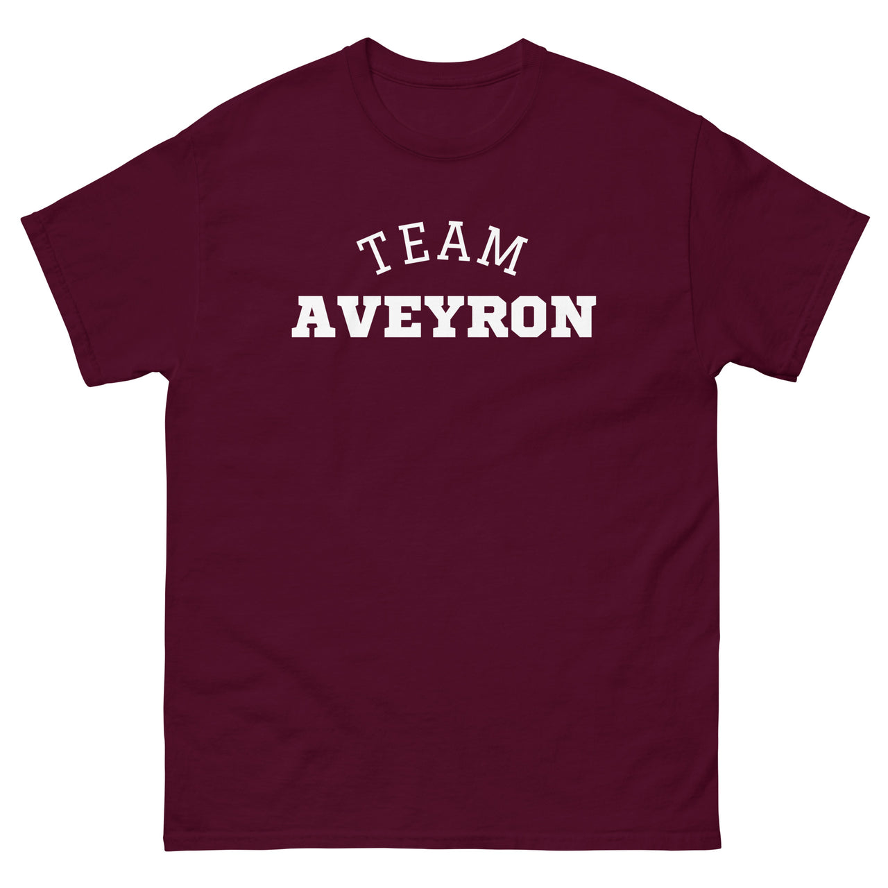 T-shirt Aveyron chocolat noir - Fierté locale humoristique