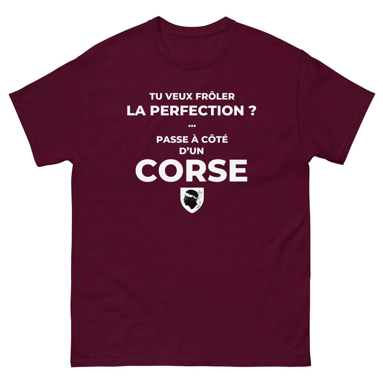 T-shirt Corse bleu marine - Frôler la perfection
