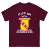 T-shirt Lorrain bordeaux - Dieu crée les Lorrains