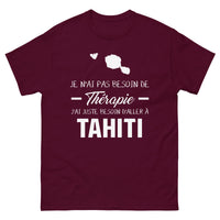 Thumbnail for T-shirt Tahiti vert militaire - Souvenir humoristique