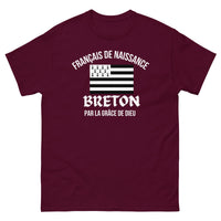 Thumbnail for T-shirt Bretagne noir dos - Breton par la grâce de Dieu