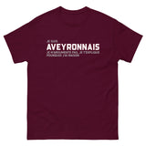 T-shirt classique Aveyronnais je t'explique pourquoi j'ai raison