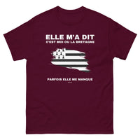 Thumbnail for T-shirt Bretagne bordeaux dos - Moi ou la Bretagne