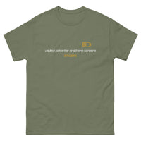 Thumbnail for T-shirt humour vert militaire - Prochaine connerie en cours