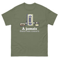 Thumbnail for T-shirt humour vert militaire - À jamais dans nos coeurs