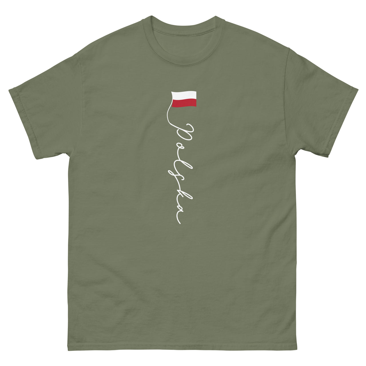 Polska T-shirt cadeau élégant avec drapeau signature - Pologne
