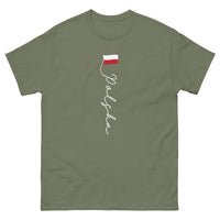Thumbnail for Polska T-shirt cadeau élégant avec drapeau signature - Pologne