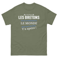 Thumbnail for T-shirt Bretagne bleu marine dos - Humour apéro et fierté locale