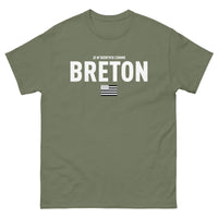 Thumbnail for T-shirt Bretagne noir dos - Je m'identifie comme Breton