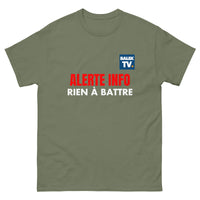 Thumbnail for T-shirt humour anthracite dos - Balek Tv, rien à battre