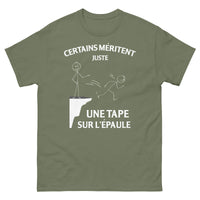 Thumbnail for T-shirt Béarn bleu marine dos - Certains méritent juste une tape sur l'épaule