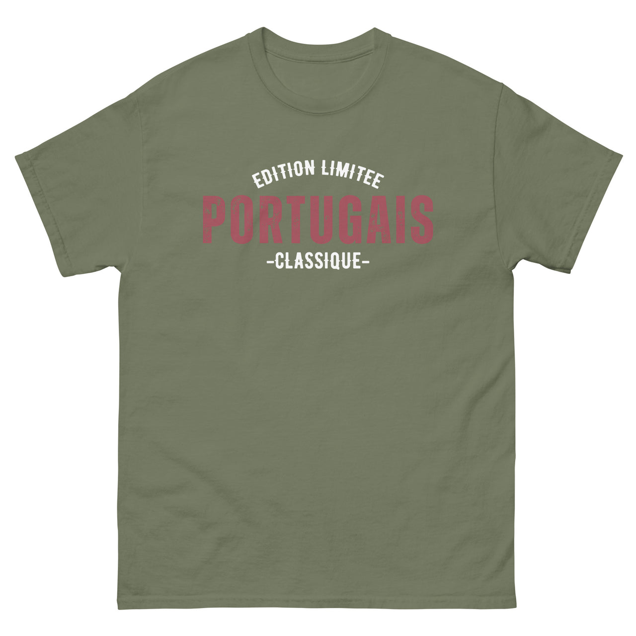 T-shirt Portugal noir dos - Édition limitée avec fierté