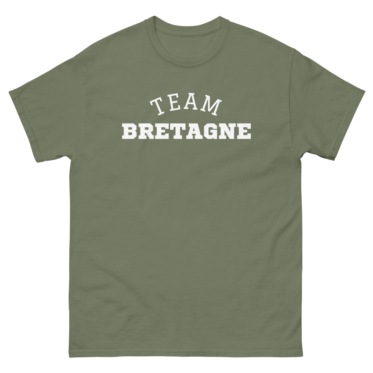 T-shirt Bretagne chocolat noir face - Fierté et humour local
