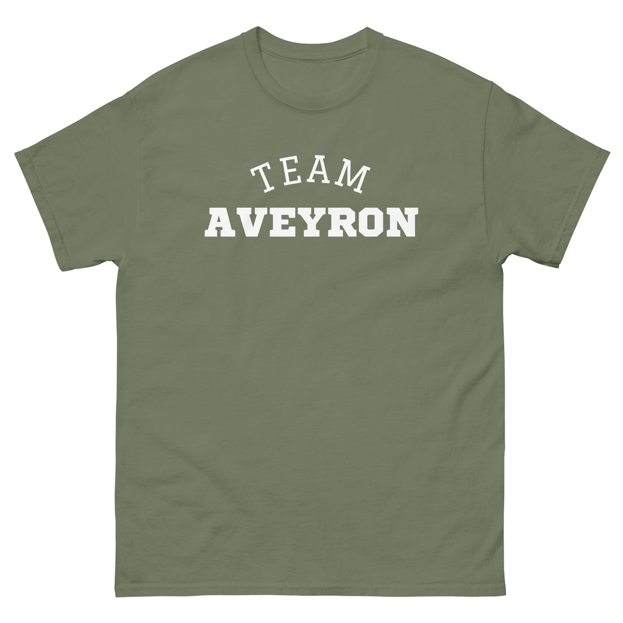 T-shirt Aveyron bleu marine dos - Fierté locale humoristique