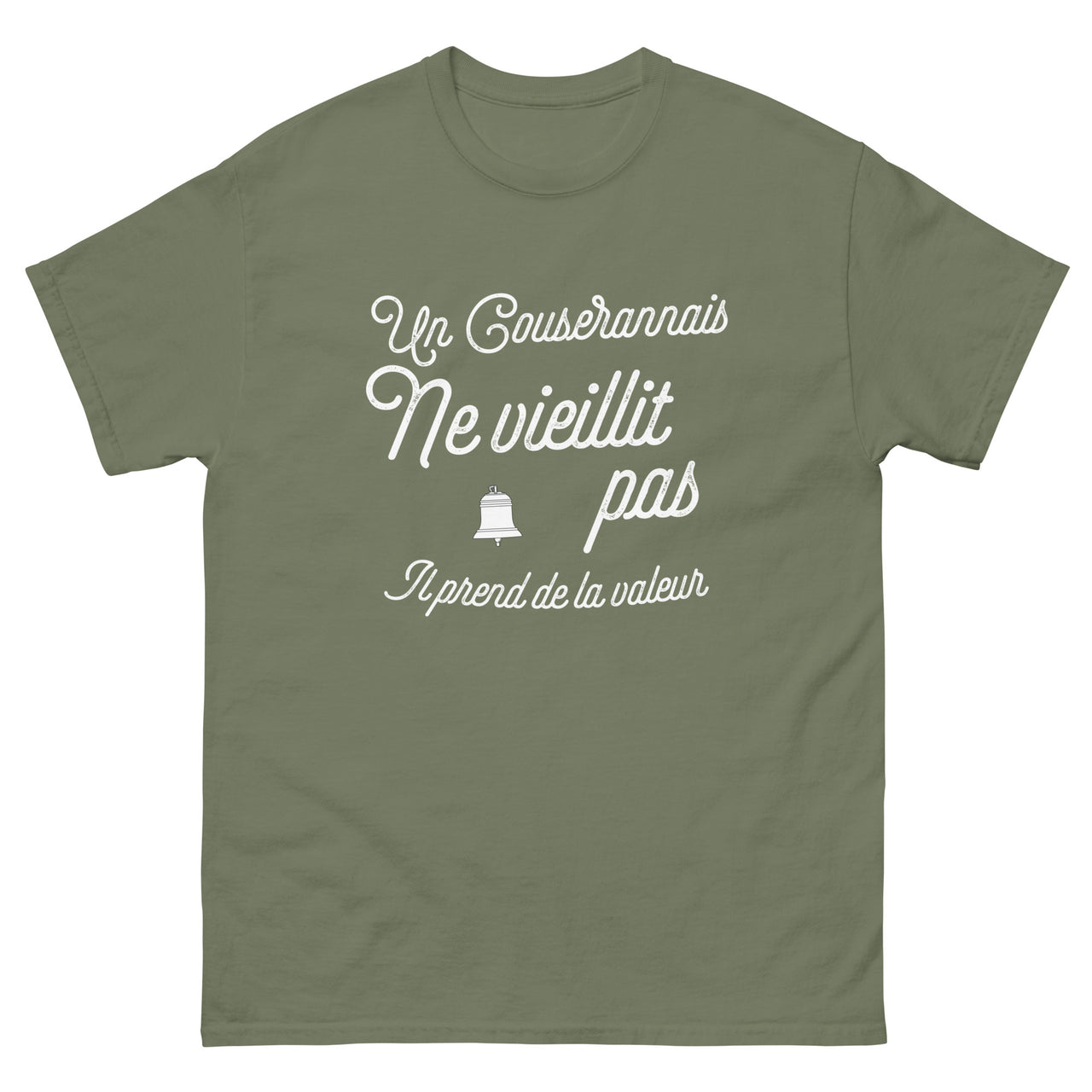 T-shirt Ariège anthracite dos - Un Couserannais prend de la valeur