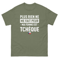 Thumbnail for T-shirt Plus rien ne me fait peur ma femme est tchèque