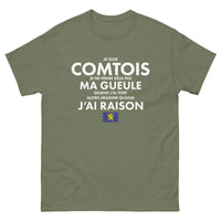 Thumbnail for T-shirt Franche-Comté bleu marine - Gueule de bois humoristique