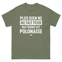 Thumbnail for T-shirt Pologne bleu marine dos - Plus rien ne me fait peur !