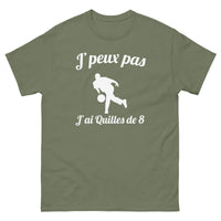 Thumbnail for T-shirt Aveyron vert militaire dos - J'peux pas j'ai Quilles de 8
